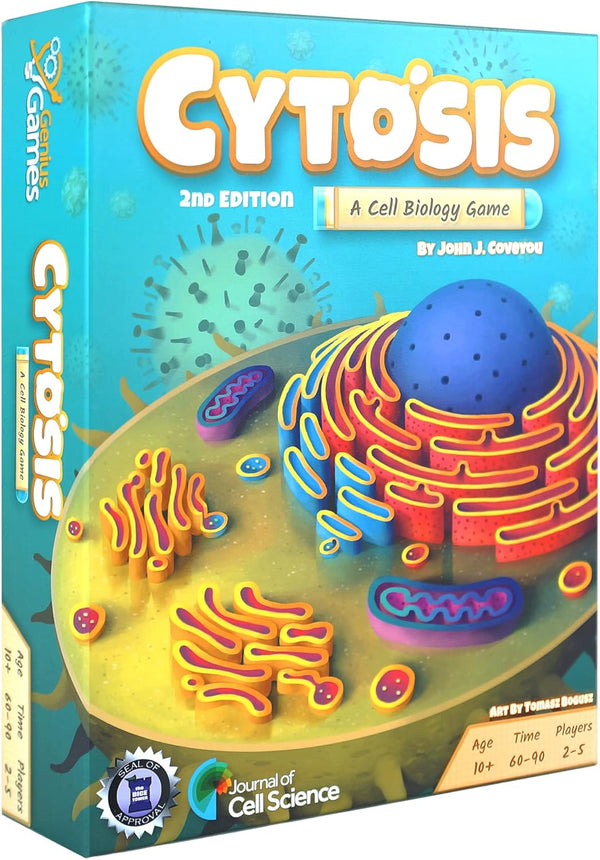 Cytosis: A Cell Biology Board Game, Science Accurate Strategy Game for Building Proteins & Carbohydrates