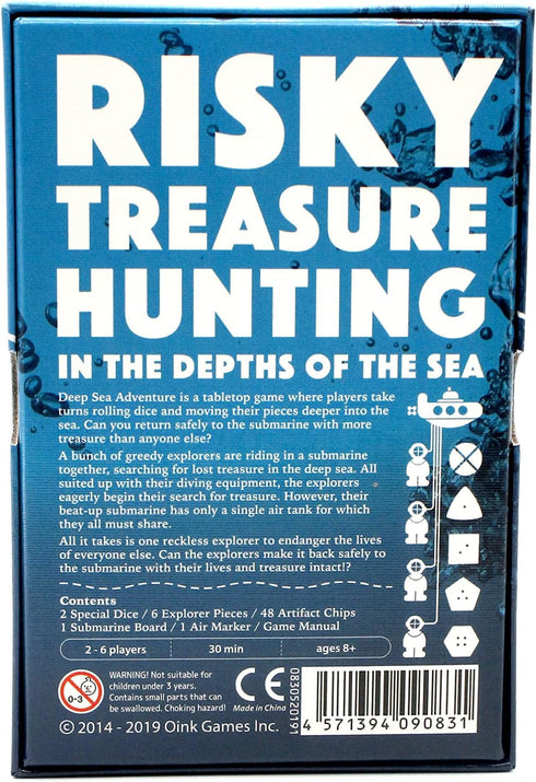 Deep Sea Adventure Mass Market Edition Board Game