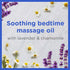 4oz Zarbee's Baby Massage Oil, Calming and Soothing with Lavender and Chamomile to Help Sleep, Bottle