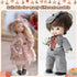12 8 14 Inches Yaocom Pcs Doll Stands for to Adjustable Dolls Figure Stand Display with Expandable Waist Wire Action