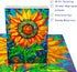 Bgraamiens Puzzle - 1000 Pieces - Glass Sun Flower - Stained Glass Art, Beautiful Jigsaw Puzzles