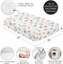 Sweet Jojo Designs Fitted Baby Crib Sheets (Ocean Seashells) for Boys or Girls, Infant Nursery, Toddler Room - Standard