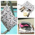 ALVABABY 3pcs Baby Cloth Diaper Wet Dry Bags Waterproof Reusable with Two Pockets for Travel, Beach, Pool, Daycare,