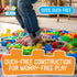Set 18 2+ Jelly Blox Farm | Includes Pieces | Toddler & Preschool Building Blocks Kids Can Squeeze, Stretch, Squish |