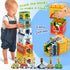 Vehicle,Cars&Community 1 2 3 Aizweb Toddler Sorting&Stacking Toys with Magnetic Wooden Helpers,STEM Building