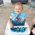 Bumkins Bibs for Girl or Boy, SuperBib Baby and Toddler 6-24 Months, Essential Must Have for Eating, Feeding, Baby Led Weaning Supplies, Mess Saving Catch Food, Fabric, 3-pk DC Comics Super Friends