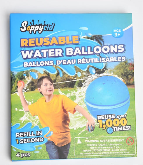 SOPPYCID Reusable Water Bomb Balloons, Summer Toy for Boys and Girls, Pool Beach Toys for Kids 3-12, Outdoor Games