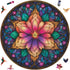 Ixfyloop Wooden Puzzles for Adults Wooden Puzzles, Mandala Puzzle Wood Jigsaw Puzzles