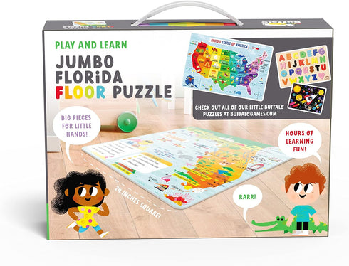 Florida State Puzzle for Kids Ages 4 and Up - Little Buffalo Learning & Education