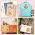32 Sheets Make Your Own Birthday Cake Stickers, Creative Fun Happy Birthday Cake Game Sticker Kits for Kids Birthday