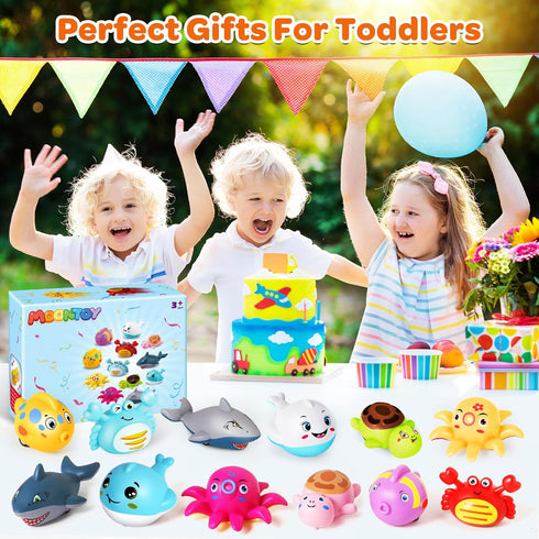 12 Pcs Pull Back Cars for Toddlers 1-3, Cute Animal Racing Cars, Bulk Mini Toys for Boys Girls, Party Favors