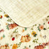 Pack 2 43"X43" of Ultra Soft Muslin Baby Blanket Breathable Happy Ester Rabbit Pink Muslin Swaddle Blankets for Baby