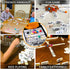 Set, 12 Set: 9 91 Set Yinlo Mexican Train Dominoes Double Dominoes Colorful Dot Pips, Real Train Sound Effect Hub