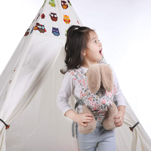 Pink Baby Doll Carrier for Front and Back Carrying