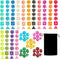 DND Dice Set, 20x7 (140 Pieces): Polyhedral Dice with Large Drawstring Bag for Dungeons and Dragons RPG