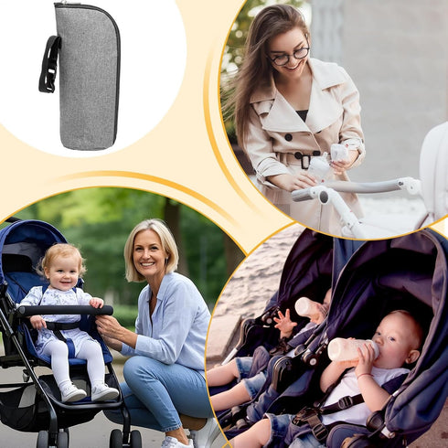 Generic Baby Bottle Carrier - Breastmilk Thermal Feeding Cup Carrier | Thermal Breastmilk Cup Sleeve, Carriers Pouch