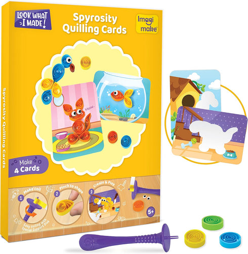 5-in-1 15+ 4-8 5 7 6-8 6 Imagimake Awesome Craft Kit | Includes Projects | Crafts for Kids Ages | to Year Old Girl