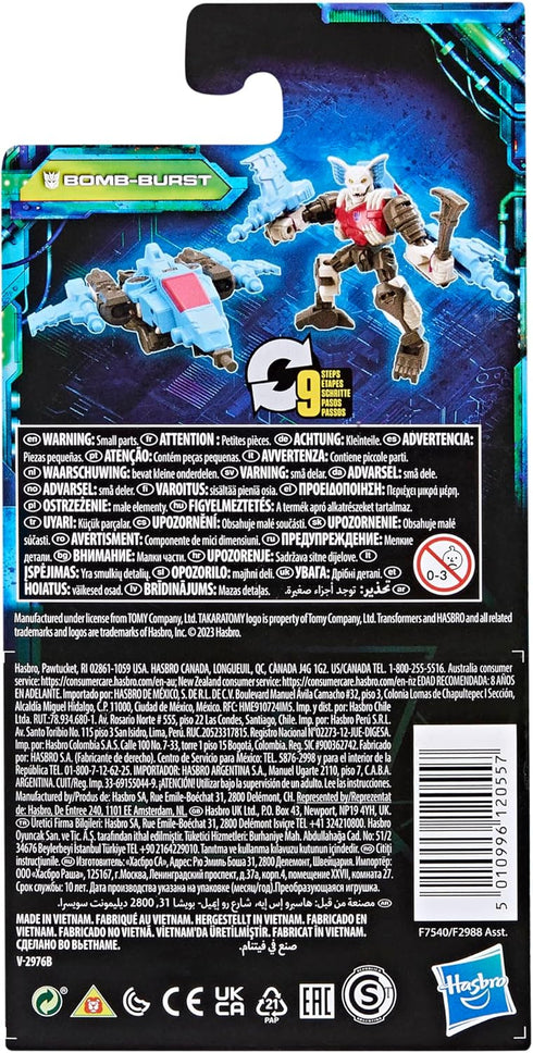 Transformers Toys Legacy Evolution Core Bomb-Burst Action Figure, 3.5-inch, for Boys and Girls Ages 8 and Up