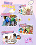 UCIDCI Kids Smart Phone Toys for Girls Ages 3-7 with Dual Camera - Learning Games & MP3 Music Player Toy