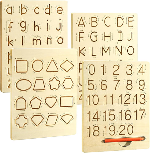 hzsshb Learn to Write - Number & Letter Tracing Boards for Kids Ages