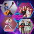 Tradder 48 Pcs Inflatable Rock Star Toy Set - Blow Up Guitar and Microphone for 80s 90s Musical Themed Parties
