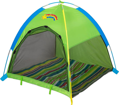 Pacific Play Tents Baby Suite I Deluxe Nursery Tent with Pad, Green/Blue
