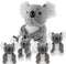 Meooeck 5 Pcs Koala Bear Stuffed Plush Animal Mum Koala Plush Toy