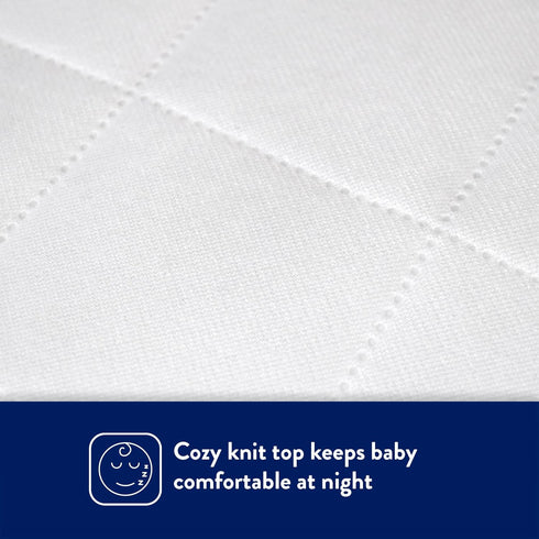 52 28- Kolcraft Fitted Waterproof Baby Infant Crib Mattress Protector Pad and Toddler Bed Cover, Durable