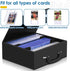 110+ Magnetic Card Holder Deck Case - Leather Magnetic Closure Commander Card Portable Storage for Sports Cards