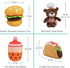 5-Piece Playset 7.5 Baby GUND Play Soft Collection, My Little Food Truck Plush with Rattle, Squeaker and Crinkle Sound