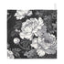 SDMKA 3 Pack 11.8 Inch White Flowers Black Baby Washcloths - Muslin Cotton Face Towels for Baby Newborn Girls and Boys