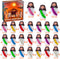 24 Pcs Jesus Toys Mini Rubber Little Jesus Figurine to Hide and