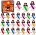 24 Pcs Jesus Toys Mini Rubber Little Jesus Figurine to Hide and