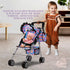 Dolls To Play Baby Doll Stroller for Girls, Toddler Play Toy Doll Buggy Carriage Foldable with Canopy Storage Basket