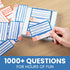 Loquacious Games 1000+ Trivia for Everyone Questions for Adults, Teens, and Families Fun Board Game for Party & Game