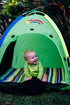 Pacific Play Tents Baby Suite I Deluxe Nursery Tent with Pad, Green/Blue