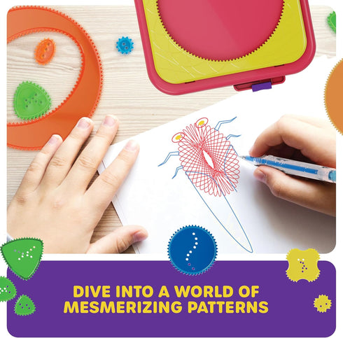 Set 6-12 6, 7, 8, 9, 10 Dan&Darci Spiral Art Kit for Kids - Craft for Girls & Boys Ages - Gifts for Year Old Girl, Boy