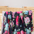 3 Sets DRESHOW BQUBO Newborn Floral Receiving Blankets Newborn Baby Swaddling with Bow Headbands Sleepsack Toddler Warm