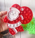 Roaqua 2 Pcs Sensory Santa Claus Christmas Tree Bubble Pop Fidget ,Push Stress Relief Educational Tool for Kids Adult
