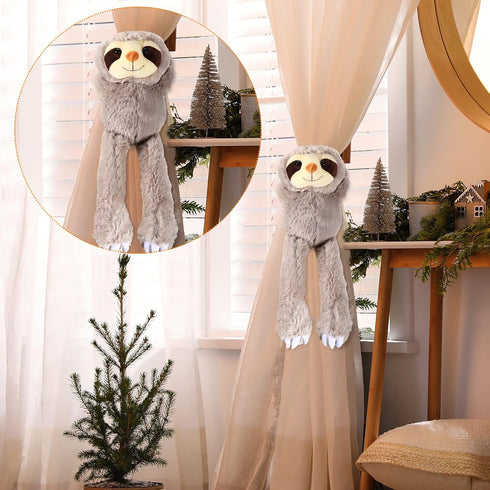 Queekay 2 Packs 18 Inch Sloth Stuffed Animal Hanging Plush Toy for Teens Adults