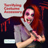 Set Set Set ArtCreativity Fake Bloody Knife for Halloween - Bloody Knife Prop with Meat Cleaver and Kitchen Knife - Two