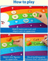 3 4 5 Coogam Rainbow Alphabet Learning Toy, Magnetic Letters and Mini Figures Sorting Matching Game, Fine Motor