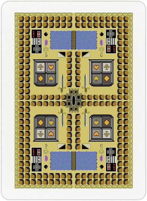 8-Bit Gold Legacy Playing Cards
