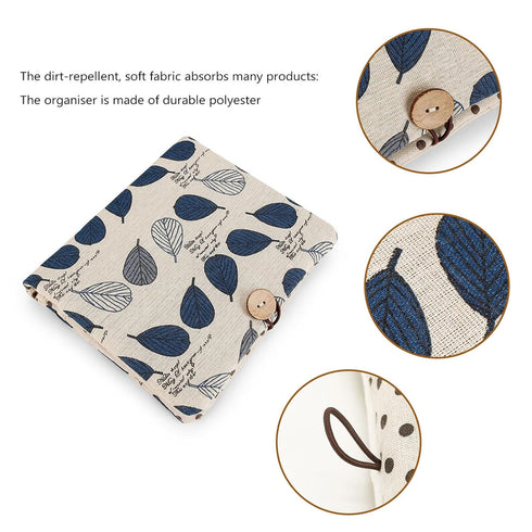 ljhnba Lovely Baby Nappy Bag Reusable Diaper Bag Multifunction Organiser Bag for Infants Washable Baby Diapers Storage