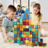 Magnetic Tiles, 63PCS Building Set for Kids, Magnet Blocks, STEM Sensory Educational Toys Gift
