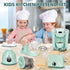 Pretend Play Kitchen Appliances Toy Set with Coffee Maker, Mixer, Toaster, Blender, and Accessories for Kids