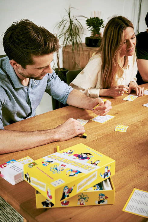 Champions! Party Game - Zany Dueling Game for Family Game Night, Fun for Kids and Adults, Ages 10+, 3-8 Players