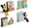 Wallniture Denver Floating Shelves for Kids Room Decor, White Wall Bookshelf for