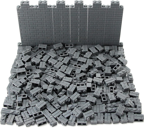 Feleph 360 Pieces 1x2 Masonry Profile Bricks, Building Blocks for Wall Parts, Compatible with Major Brands