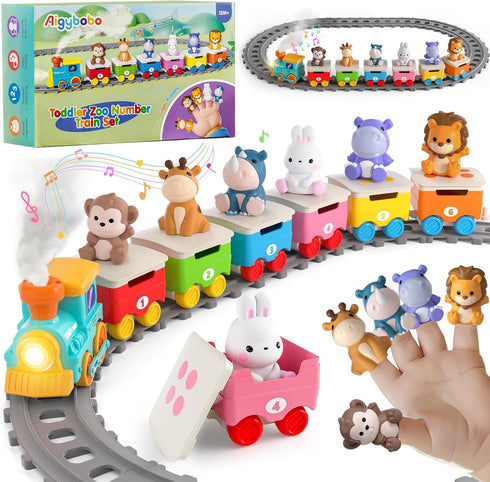 Toddler Toys for 1 2 3 Year Old, Electric Zoo Animal Train